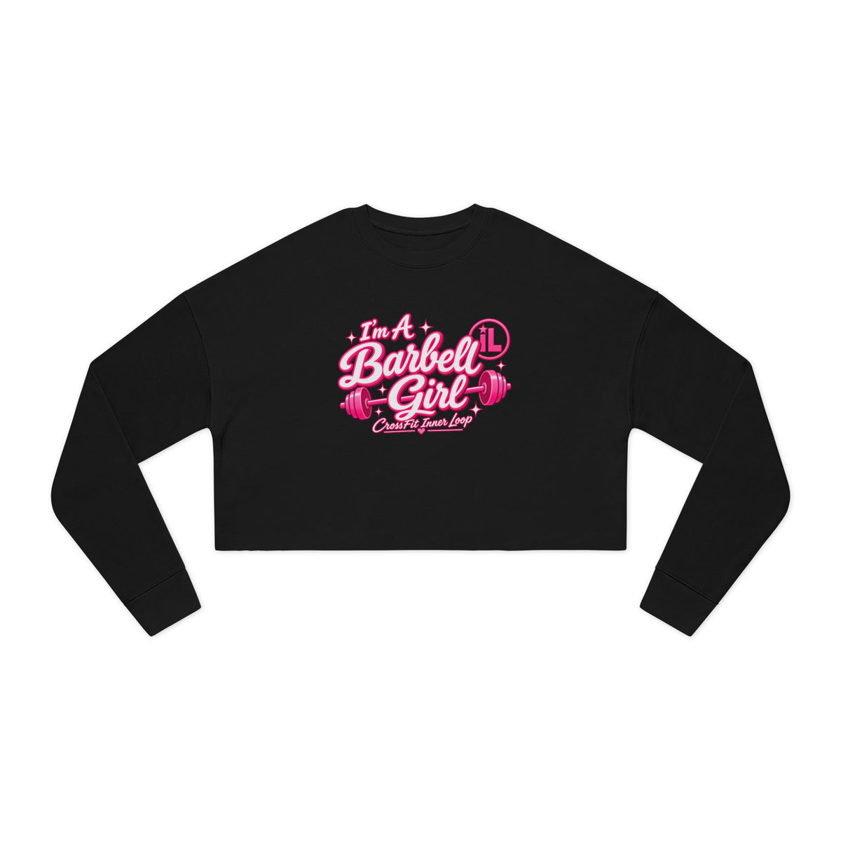Barbell Girl Crop Sweatshirt | Women's