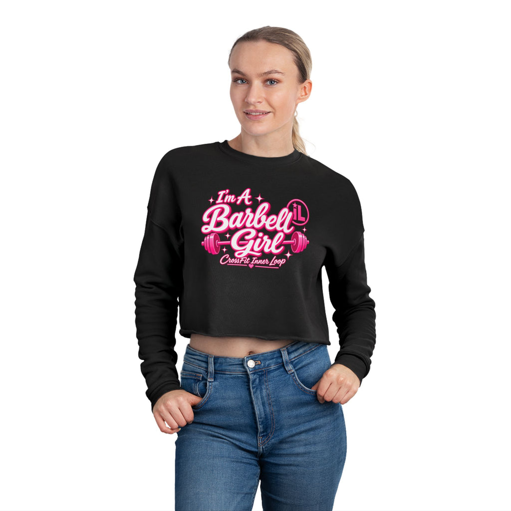 Barbell Girl Crop Sweatshirt | Women's