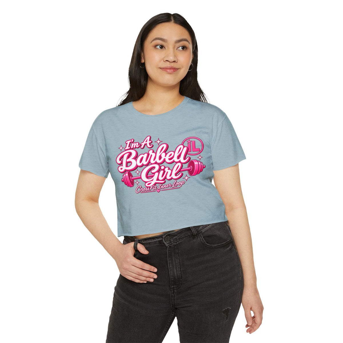 Barbell Girl Crop Top | Women's